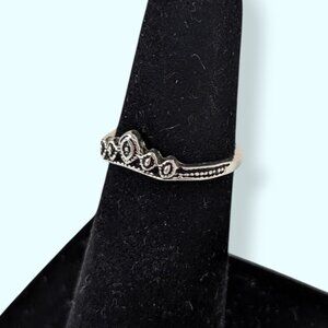 (3/$20) Dainty Crown Stack Ring
